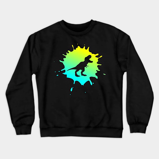 Men or Boys T-Rex Crewneck Sweatshirt by JKFDesigns